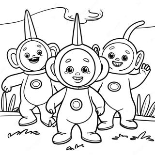 Ausmalbild Von Den Teletubbies 5964-4764