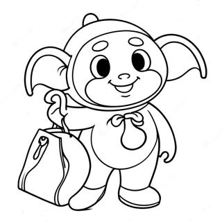 Tinky Winky Mit Seiner Tasche Ausmalbild 5965-4768