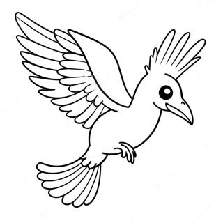 Majestatisches Articuno Fliegend Ausmalbild 59727-49571