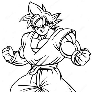 Goku In Super Saiyajin Form Ausmalbild 59867-49677