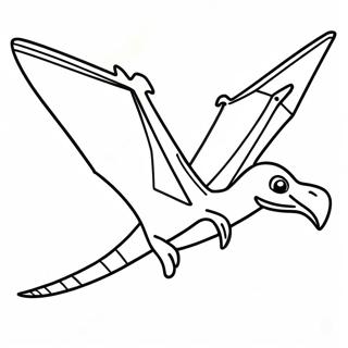 Fliegende Pteranodon Ausmalbild 59987-49783