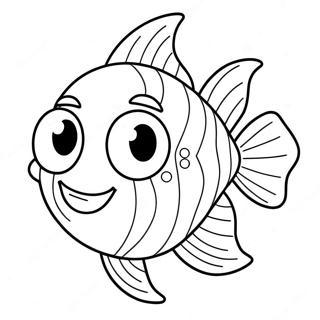 Glucklicher Pout Pout Fisch Ausmalbild 60047-49829