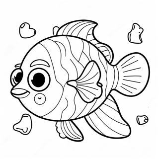 Glucklicher Pout Pout Fisch Ausmalbild 60047-49830