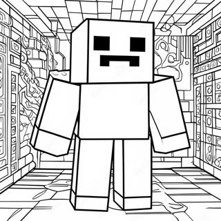 Minecraft Ghast Ausmalbilder