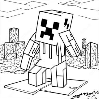 Minecraft Ghast Ausmalbild 60486-50178