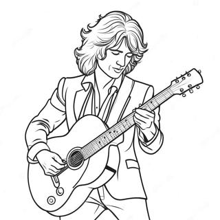 Jimmy Page Spielt Gitarre Ausmalbild 60537-50222