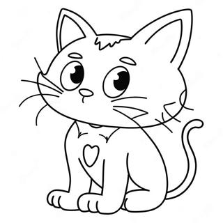 Siren Head Cartoon Cat Ausmalbild 60666-50322