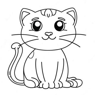 Siren Head Cartoon Cat Ausmalbild 60666-50323