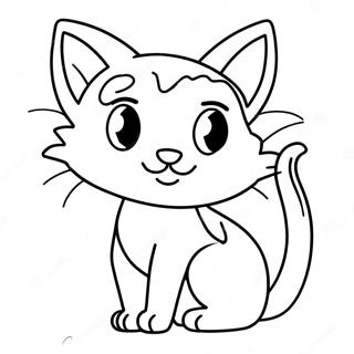 Siren Head Cartoon Cat Ausmalbild 60666-50324