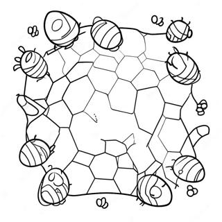 Bienen Schwarm Simulator Ausmalbilder