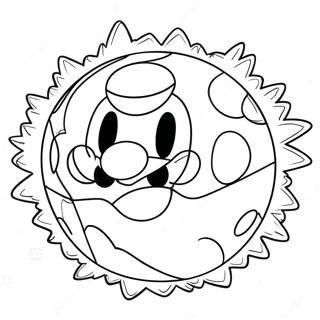 Mario Bombe Ausmalbilder