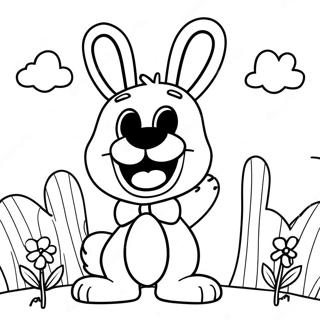 Spring Bonnie Ausmalbilder