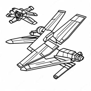 X-Wing Ausmalbilder