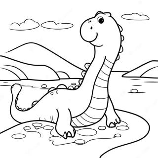 Loch Ness Monster Ausmalbilder