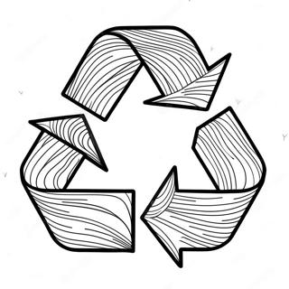 Recycling Symbol Ausmalbild 6104-4874