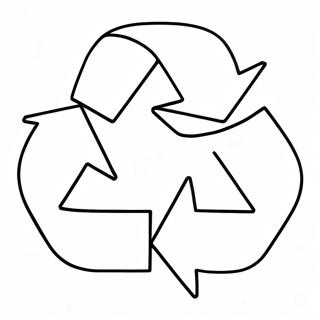 Recycling Symbol Ausmalbild 6104-4875