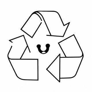 Recycling Symbol Ausmalbild 6104-4876