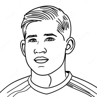 Kevin De Bruyne Dribbling Ausmalbild 61077-50650