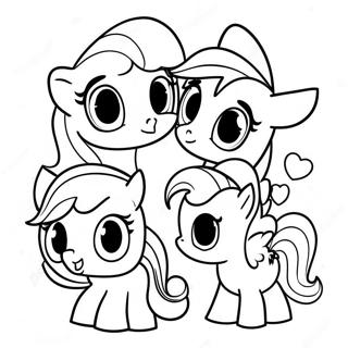 Mein Kleines Pony Cutie Mark Crew Ausmalbilder