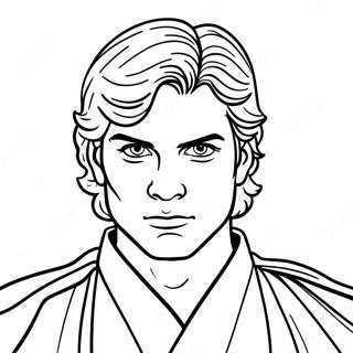 Anakin Skywalker In Jedi Roben Ausmalbild 61237-50785