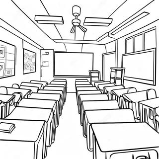 Klassenzimmer Ausmalbilder