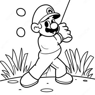 Mario Golf Ausmalbild 61436-50936