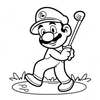 Mario Golf Ausmalbilder