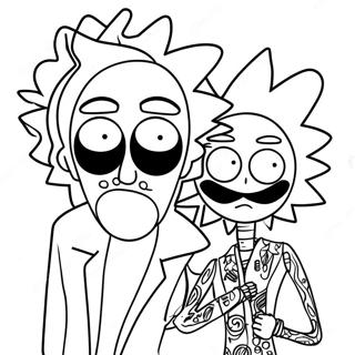 Rick Und Morty Kiffer Ausmalbild 61466-50951