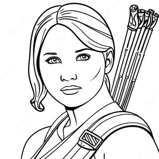 Katniss Everdeen Ausmalbild 61636-51102