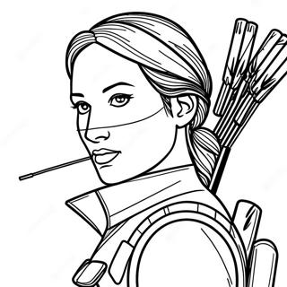 Katniss Everdeen Ausmalbild 61636-51103