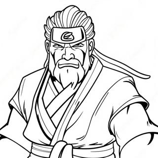 Jiraiya Im Weisenmodus Ausmalbild 61917-51314