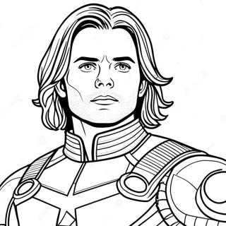 Bucky Barnes Ausmalbild 62297-51602