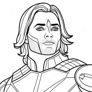 Bucky Barnes Ausmalbild 62297-51604