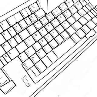 Tastatur Ausmalbilder