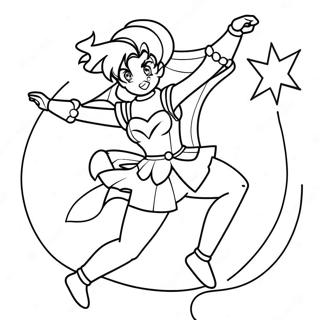 Sailor Jupiter In Kampfpose Ausmalbild 62518-51791