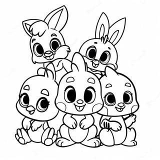 Niedliche Baby Looney Tunes Charaktere Ausmalbild 62618-51872