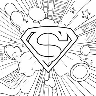 Superhelden Logo Ausmalbild 62627-51867