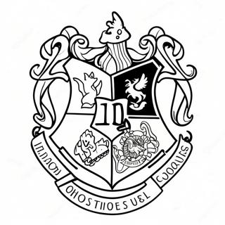 Hogwarts Wappen Ausmalbild 62677-51911