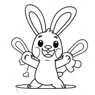 Rabbids Ausmalbild 62717-51943