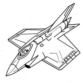 F22 Kampfjet Ausmalbild 62798-51999