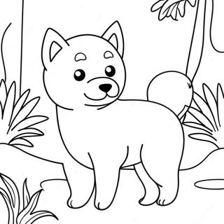 Shiba Inu Ausmalbilder