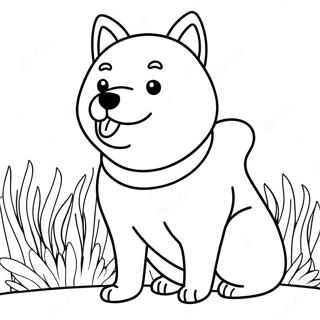 Shiba Inu Ausmalbild 62838-52023