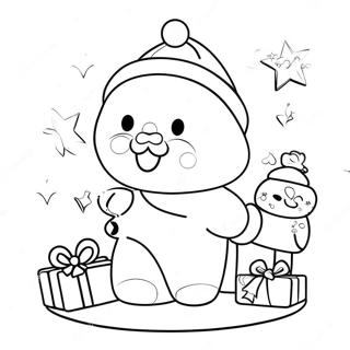 Weihnachten Sanrio Ausmalbilder