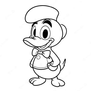 Donald Duck In Festlicher Kleidung Ausmalbild 62929-52117