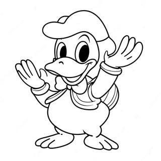 Donald Duck In Festlicher Kleidung Ausmalbild 62929-52118