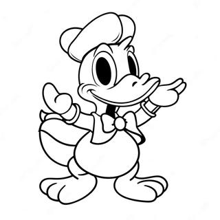 Donald Duck In Festlicher Kleidung Ausmalbild 62929-52120