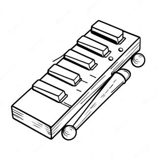 Xylophon Ausmalbilder