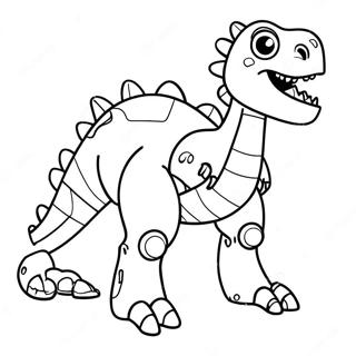 Roboter Dinosaurier Ausmalbild 63409-52468