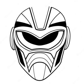 Power Ranger Maske Ausmalbild 63449-52498