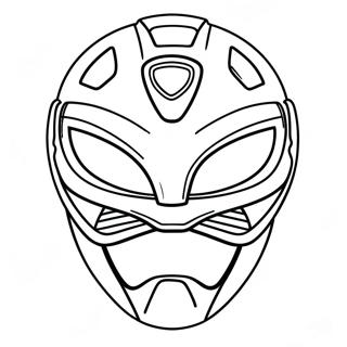 Power Ranger Maske Ausmalbild 63449-52499